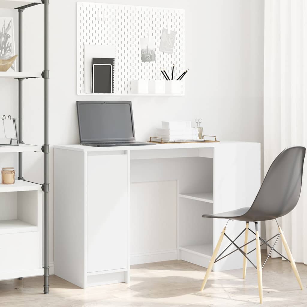 Bureau 120x42x76 cm spaanplaat wit is nu te koop bij PeponiXL, paradijselijk wonen!