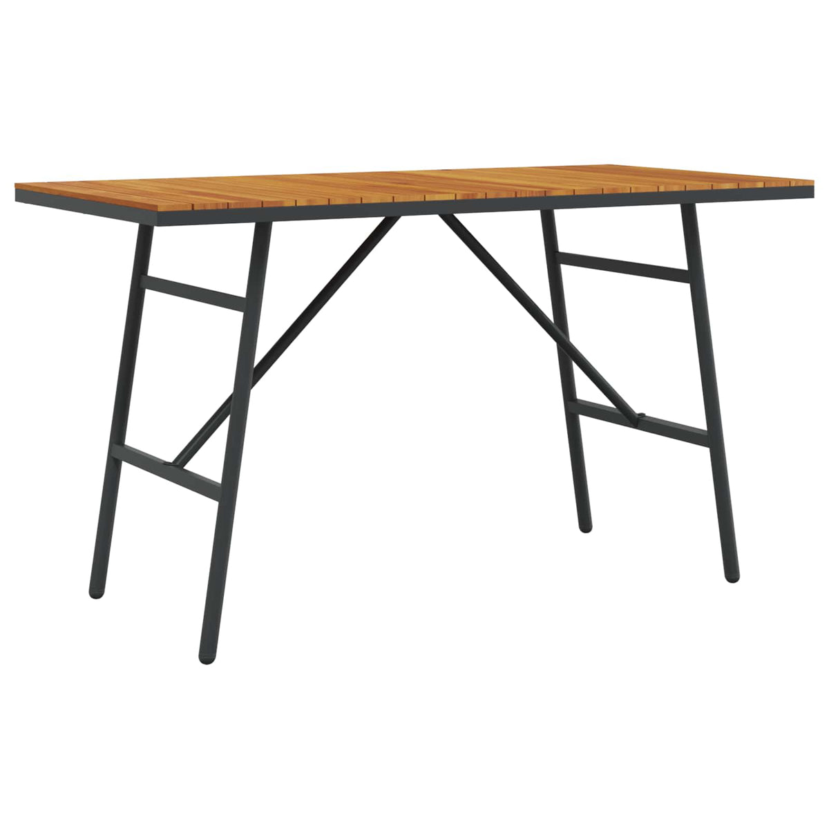 Eettafel Bruin 110 x 55 x 61,5 cm Massief Acaciahout is nu te koop bij PeponiXL, paradijselijk wonen!