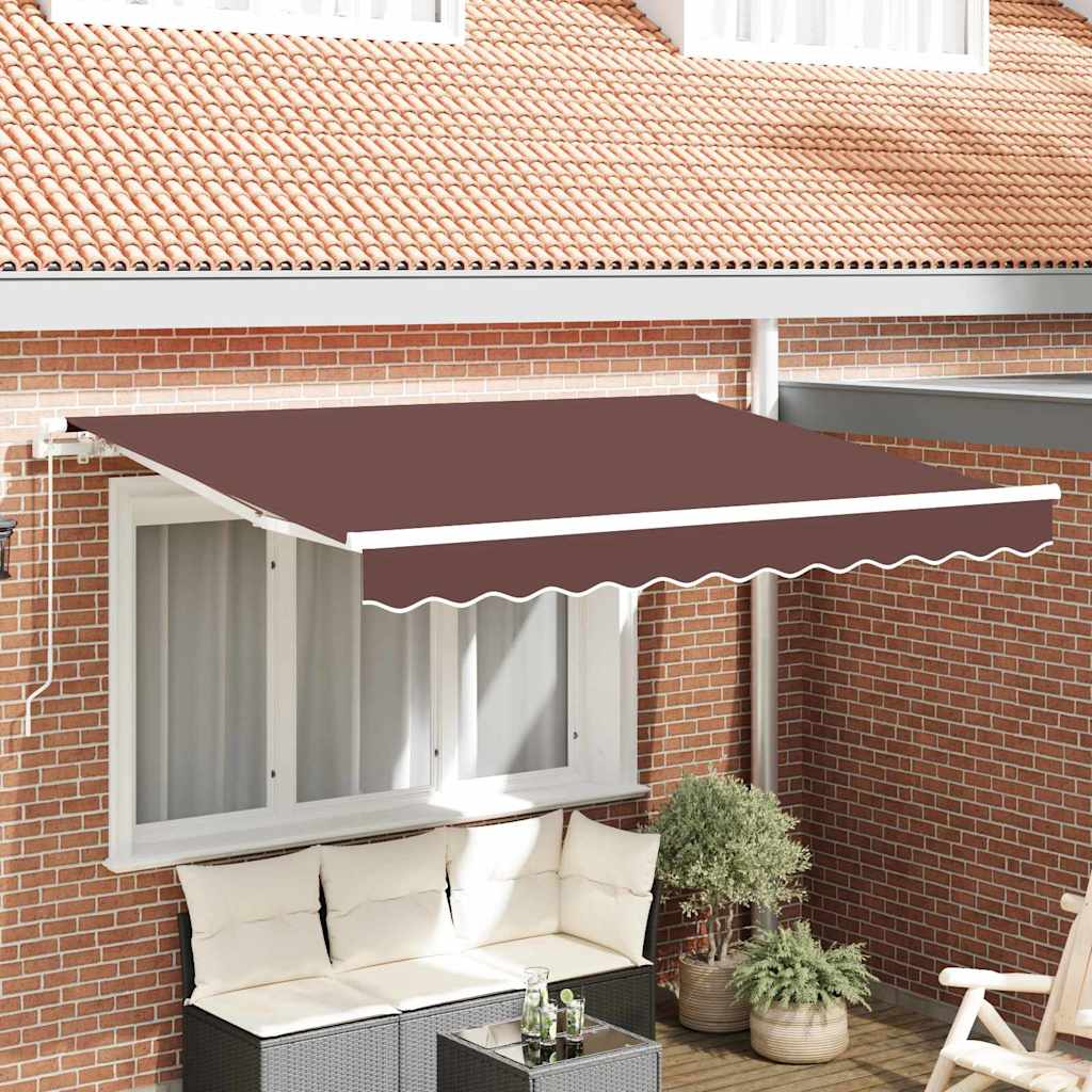 Vervangingsdoek voor zonnescherm Bruin 3 x 2 m Polyester is nu te koop bij PeponiXL, paradijselijk wonen!
