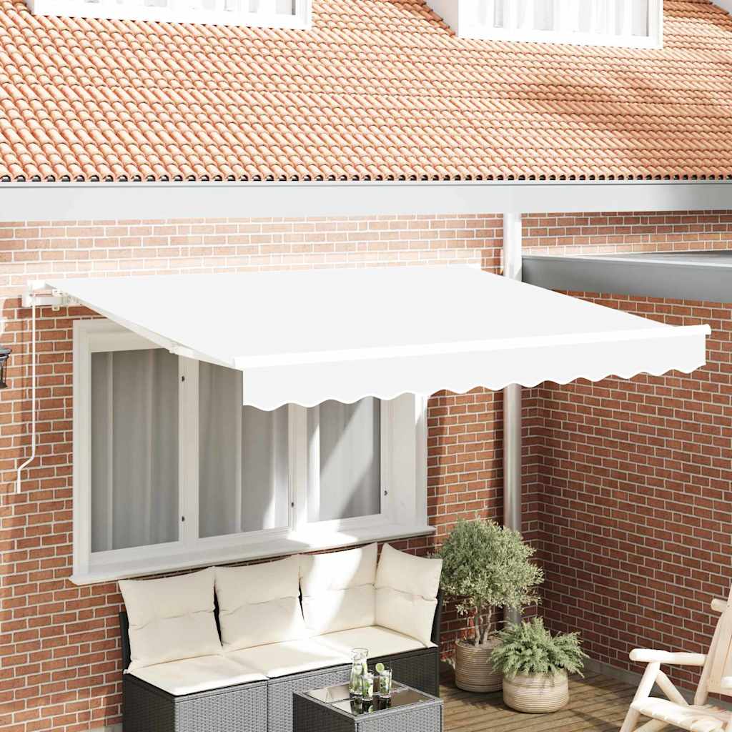 Vervangingsdoek voor zonnescherm Wit 330 x 195 cm Polyester is nu te koop bij PeponiXL, paradijselijk wonen!
