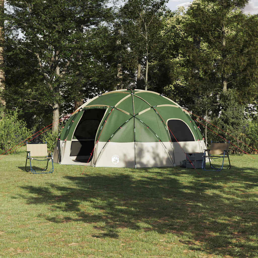 Koepeltent met dak met opslag Groen 475 x 475 x 235 cm taft is nu te koop bij PeponiXL, paradijselijk wonen!