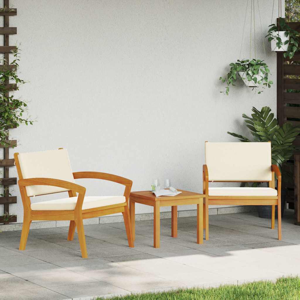 Bistroset met kussen 3 pcs Bruin Polyester is nu te koop bij PeponiXL, paradijselijk wonen!