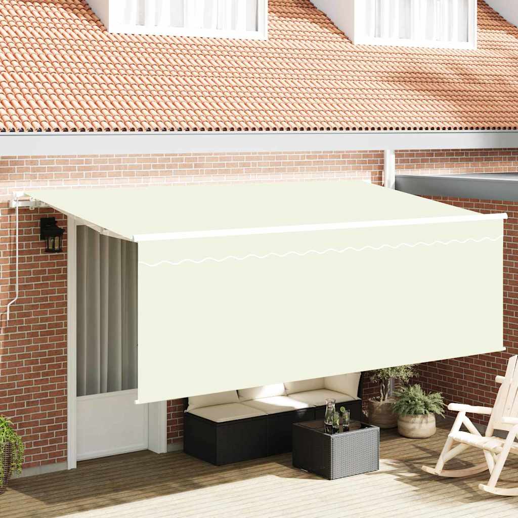 Inklapbaar Zonnescherm Crème 400 x 200 cm is nu te koop bij PeponiXL, paradijselijk wonen!
