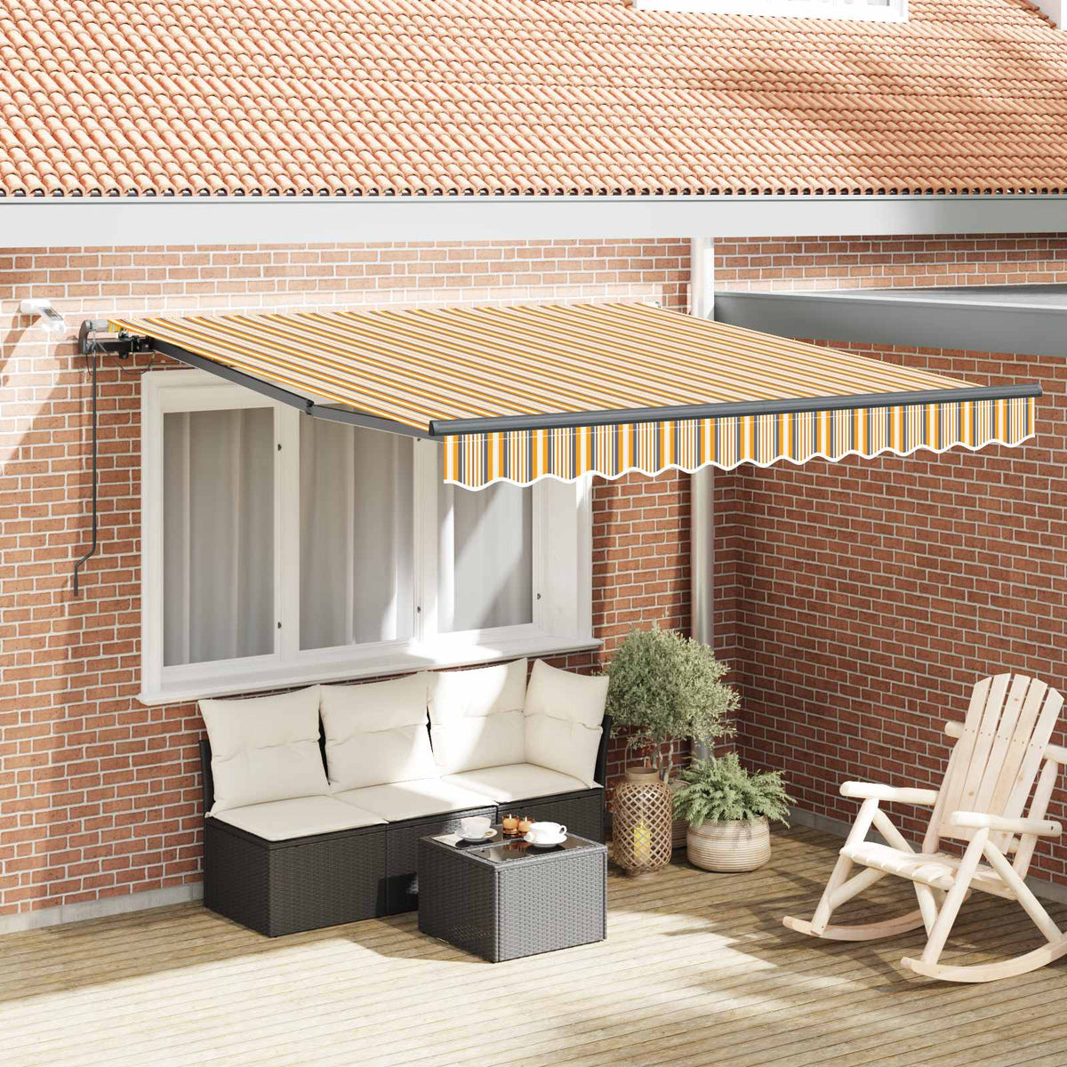Luifeldoek met Multikleur 350 x 250 cm Polyester is nu te koop bij PeponiXL, paradijselijk wonen!