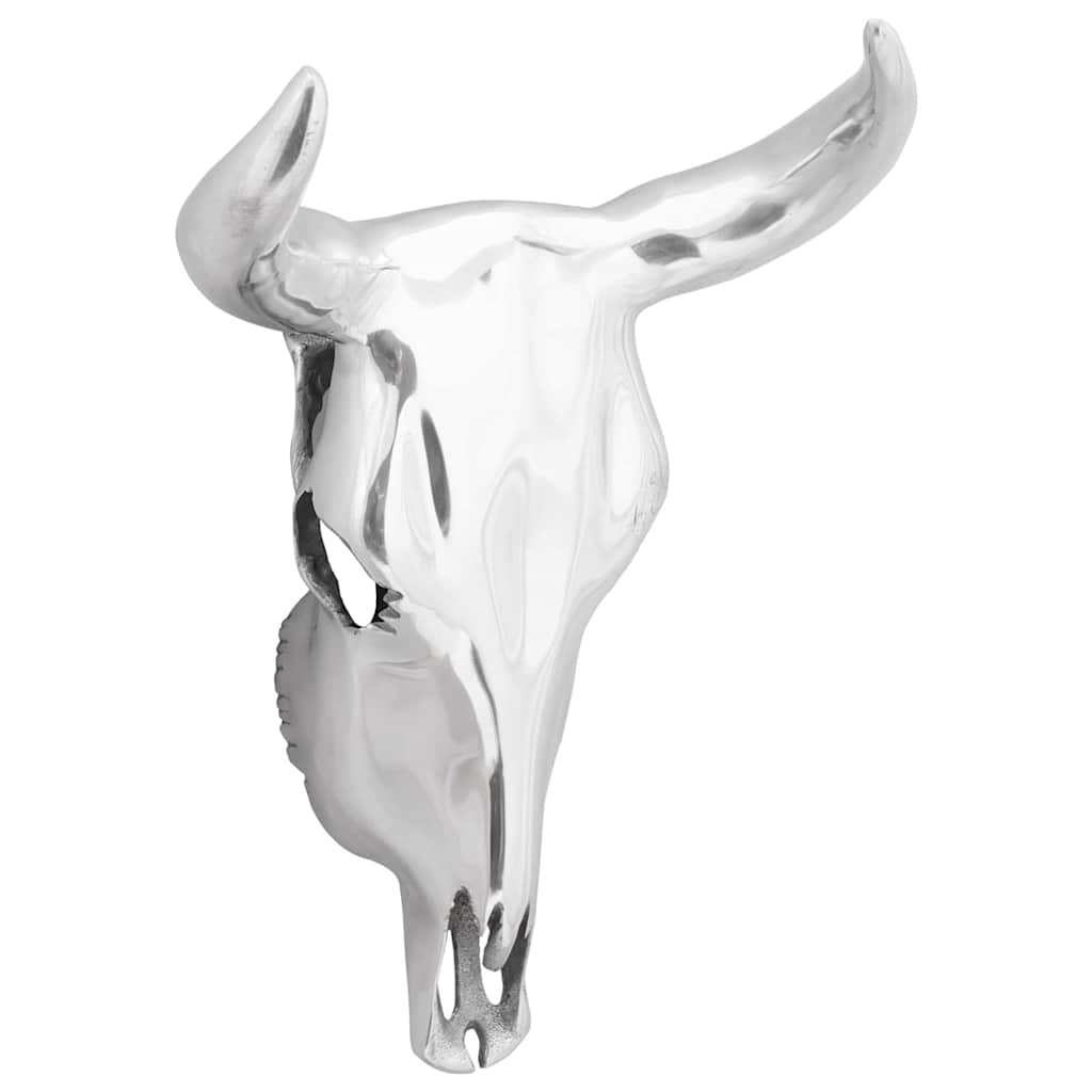 Bullschedel Zilver 34 x 13 x 53 cm Aluminium is nu te koop bij PeponiXL, paradijselijk wonen!