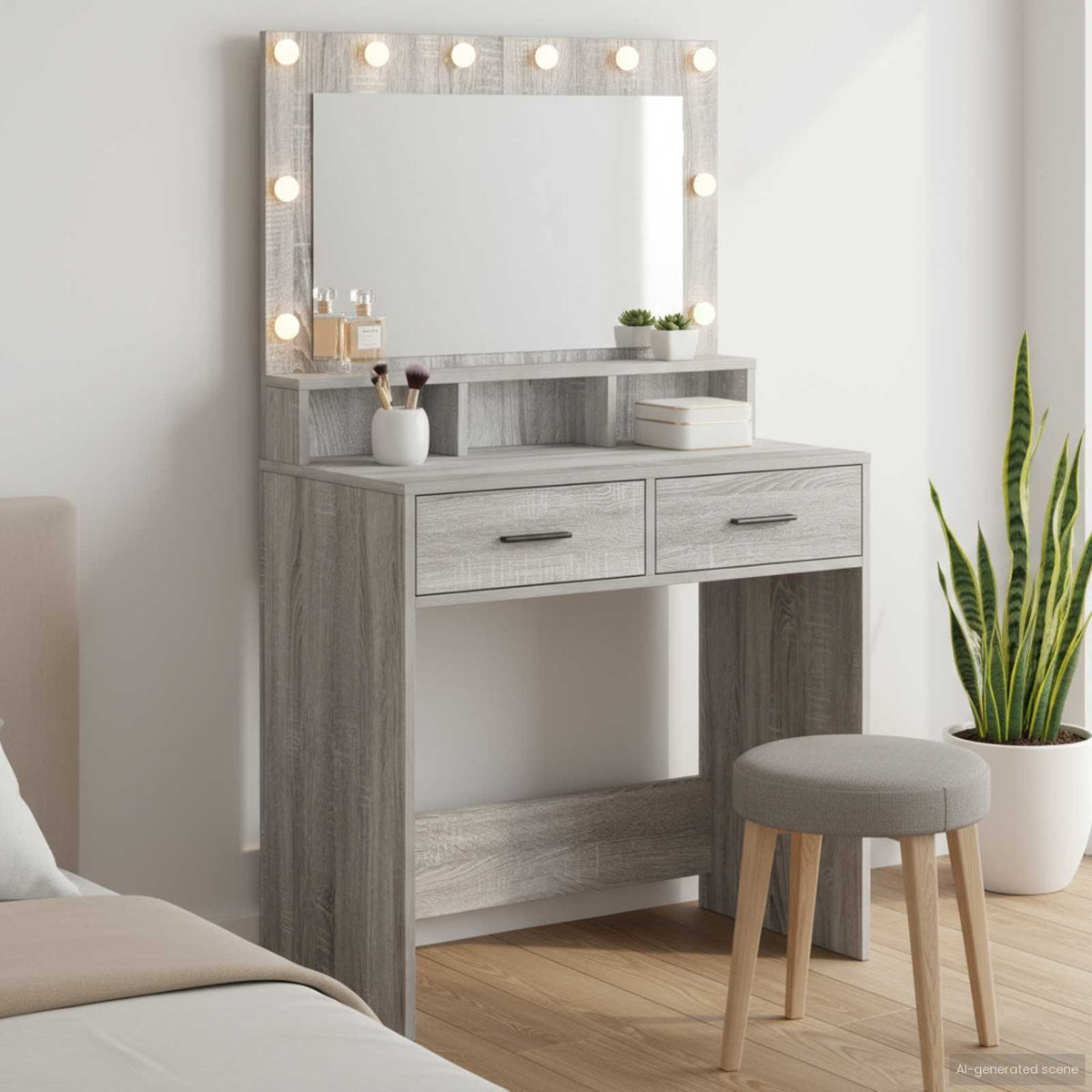 Plafondtafel Grijs Sonoma 79 x 41 x 135 cm Bewerkt hout is nu te koop bij PeponiXL, paradijselijk wonen!