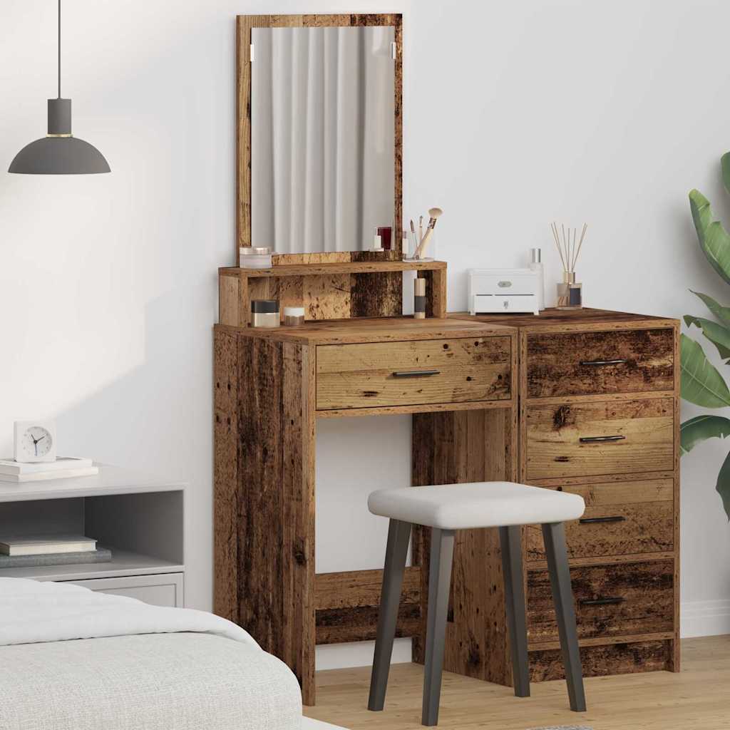 Plafondtafel met lade Oudhout 50 x 41 x 140 cm Bewerkt hout is nu te koop bij PeponiXL, paradijselijk wonen!