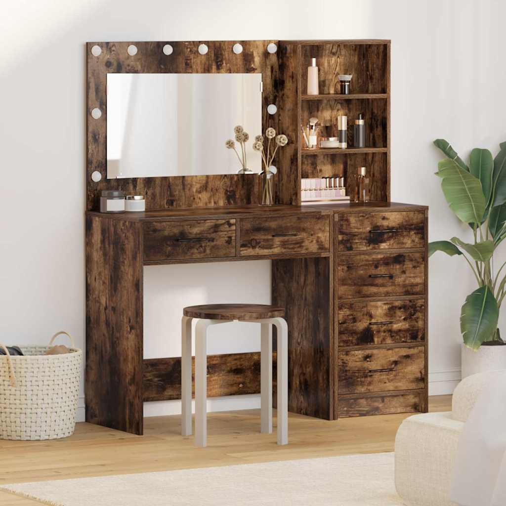 Plafondtafel met lade Bruin 78.5 x 41 x 135 cm Bewerkt hout is nu te koop bij PeponiXL, paradijselijk wonen!