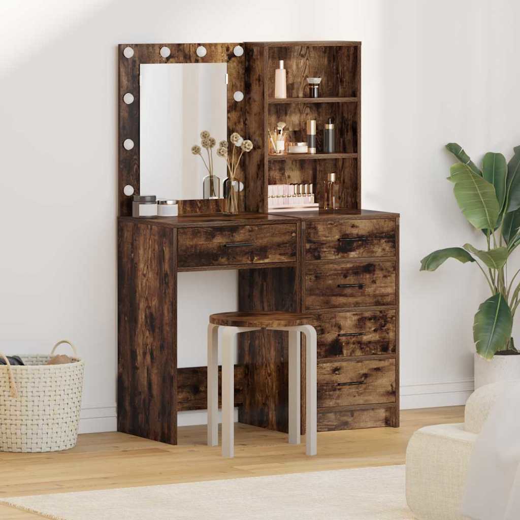 Plafondtafel met lade 2 pcs Bruin 50 x 41 x 135 cm Bewerkt hout is nu te koop bij PeponiXL, paradijselijk wonen!