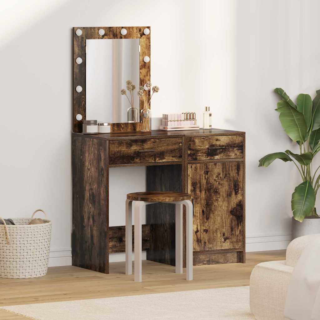 Plafondtafel met lade 2 pcs Bruin 50 x 41 x 135 cm Bewerkt hout is nu te koop bij PeponiXL, paradijselijk wonen!