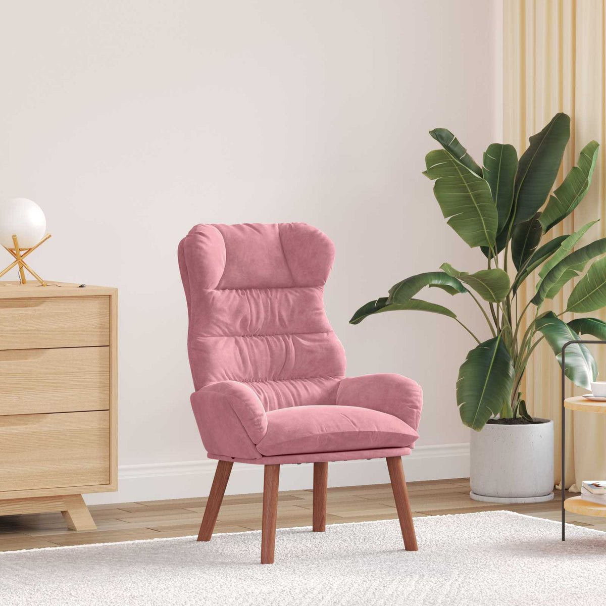 Fauteuil Roze 69 x 74 x 93 cm Fluweel is nu te koop bij PeponiXL, paradijselijk wonen!