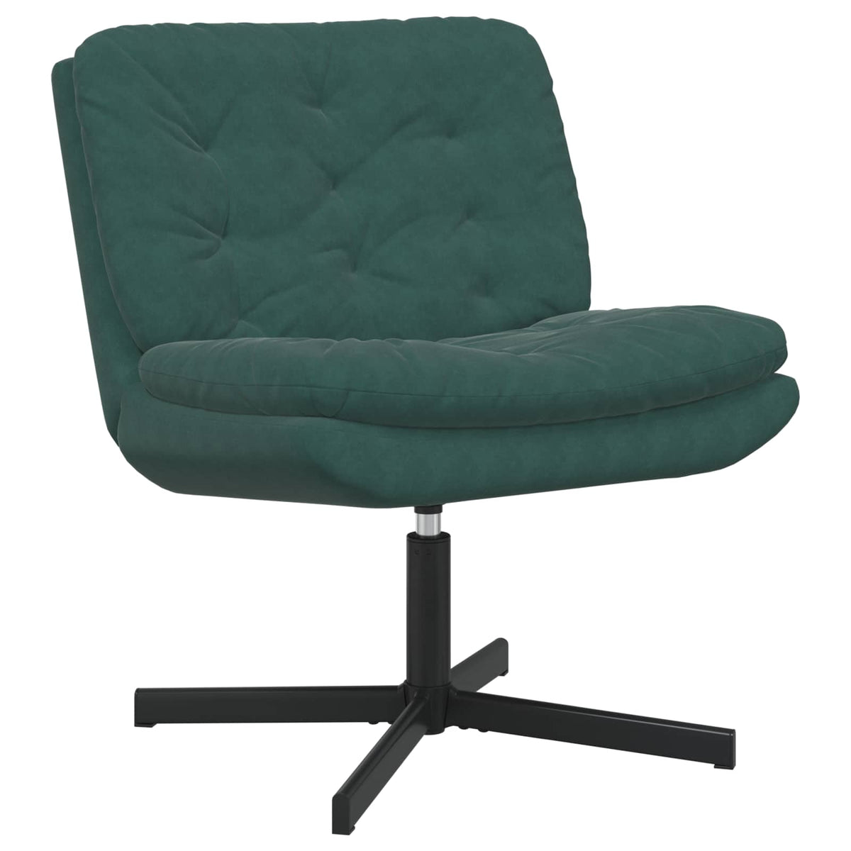 Draaibare Relaxstoel Donkergroen 63 x 75 x 76 cm Fluweel is nu te koop bij PeponiXL, paradijselijk wonen!