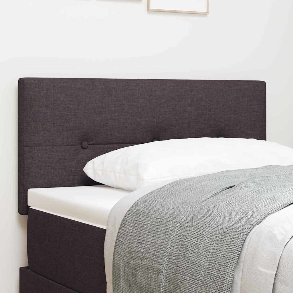 in hoogte verstelbaar hoofdbord Donkerbruin 90 cm Stof is nu te koop bij PeponiXL, paradijselijk wonen!