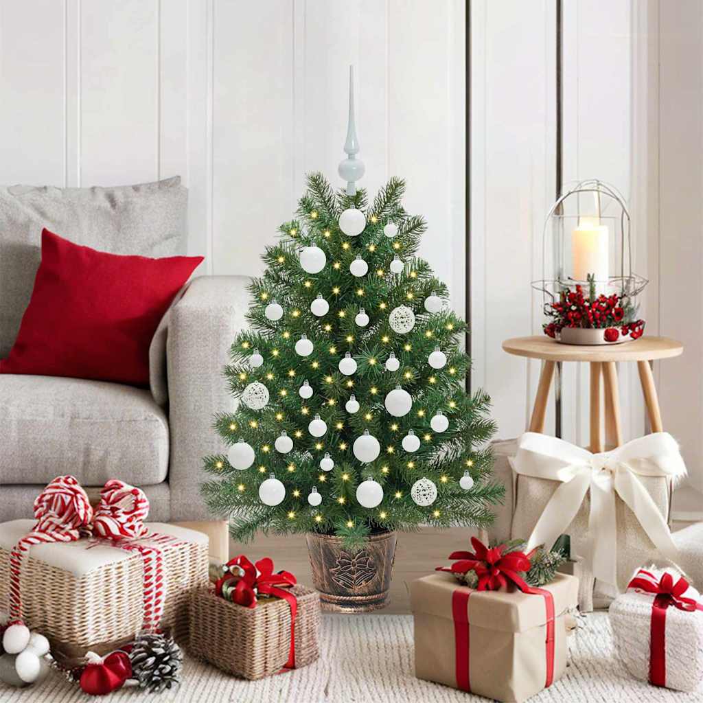 Kunstkerstboom met 150 LED met standaard Groen 95 cm PE en PVC is nu te koop bij PeponiXL, paradijselijk wonen!