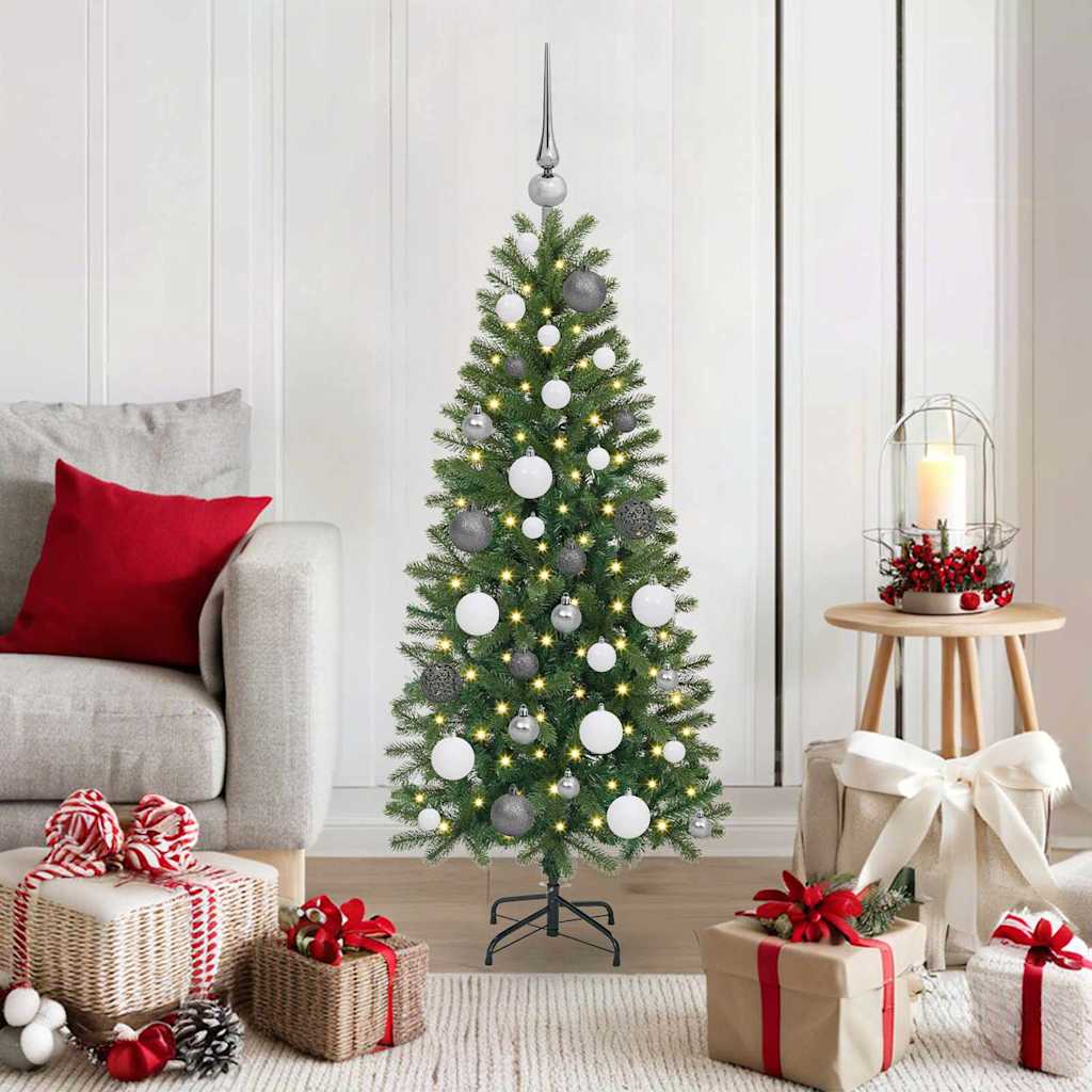 Kunstkerstboom met 150 LED met standaard Groen 120 cm PE en PVC is nu te koop bij PeponiXL, paradijselijk wonen!