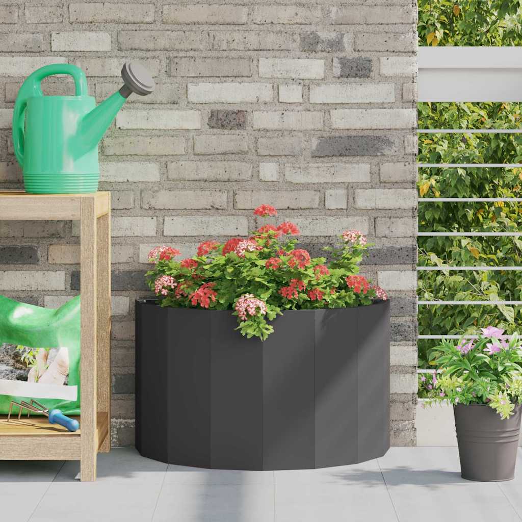 Plantenbak Zwart 60 x 30 x 35 cm Staal is nu te koop bij PeponiXL, paradijselijk wonen!