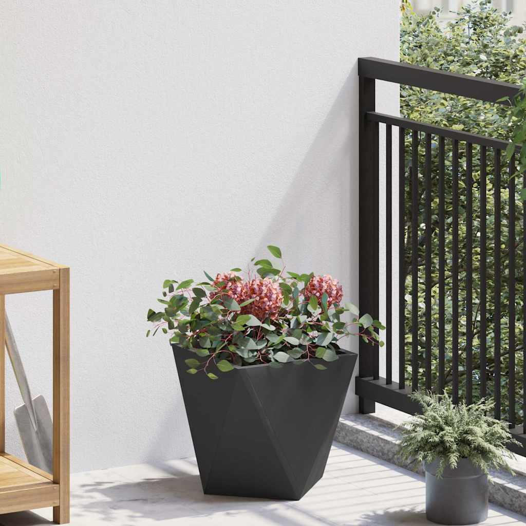 Plantenbak Zwart 30 x 30 x 30 cm Staal is nu te koop bij PeponiXL, paradijselijk wonen!