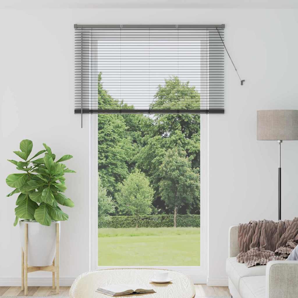 Venetiaanse Jaloezieën Donkergrijs 220 x 135 cm Aluminium is nu te koop bij PeponiXL, paradijselijk wonen!