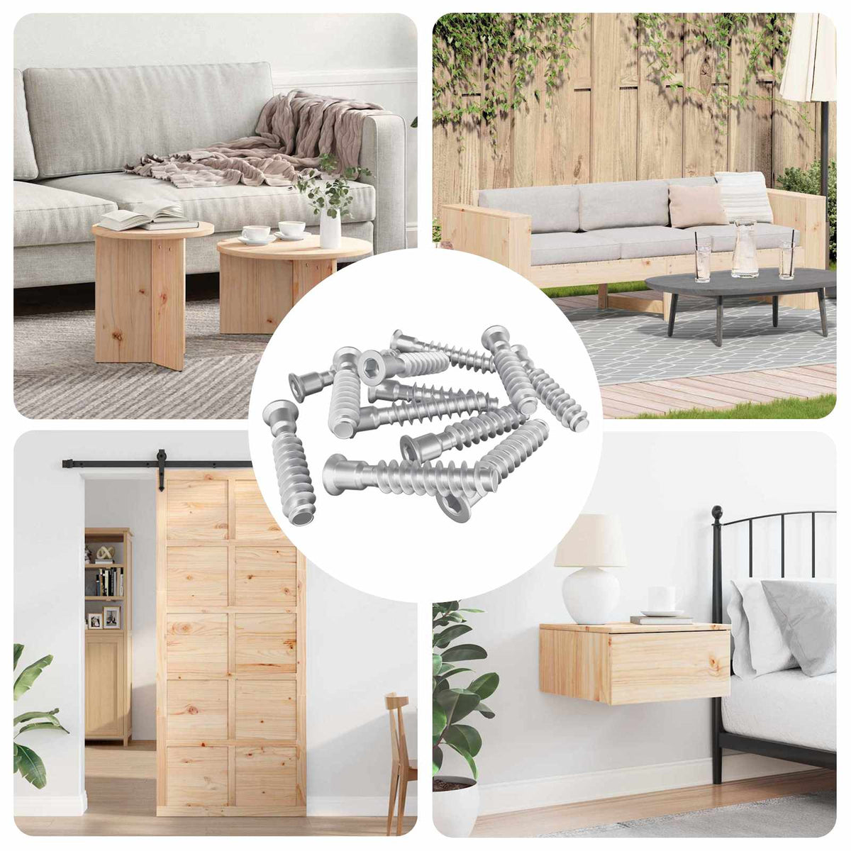 Hoofdkapbout 12 pcs Zilver M7 x 40 mm Staal is nu te koop bij PeponiXL, paradijselijk wonen!