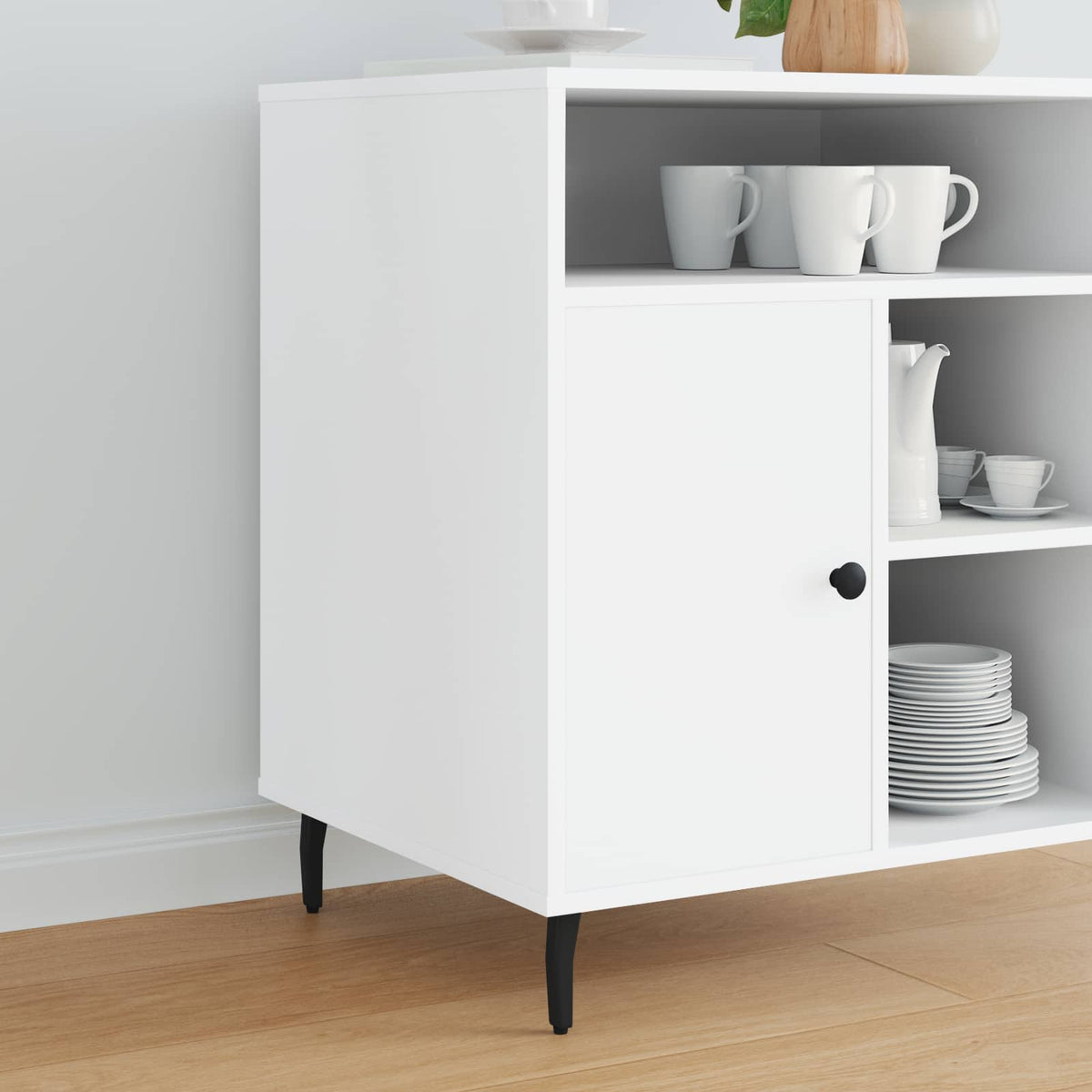 Staande Poten 2 pcs Zwart 40 x 40 x 100 mm IJzer is nu te koop bij PeponiXL, paradijselijk wonen!