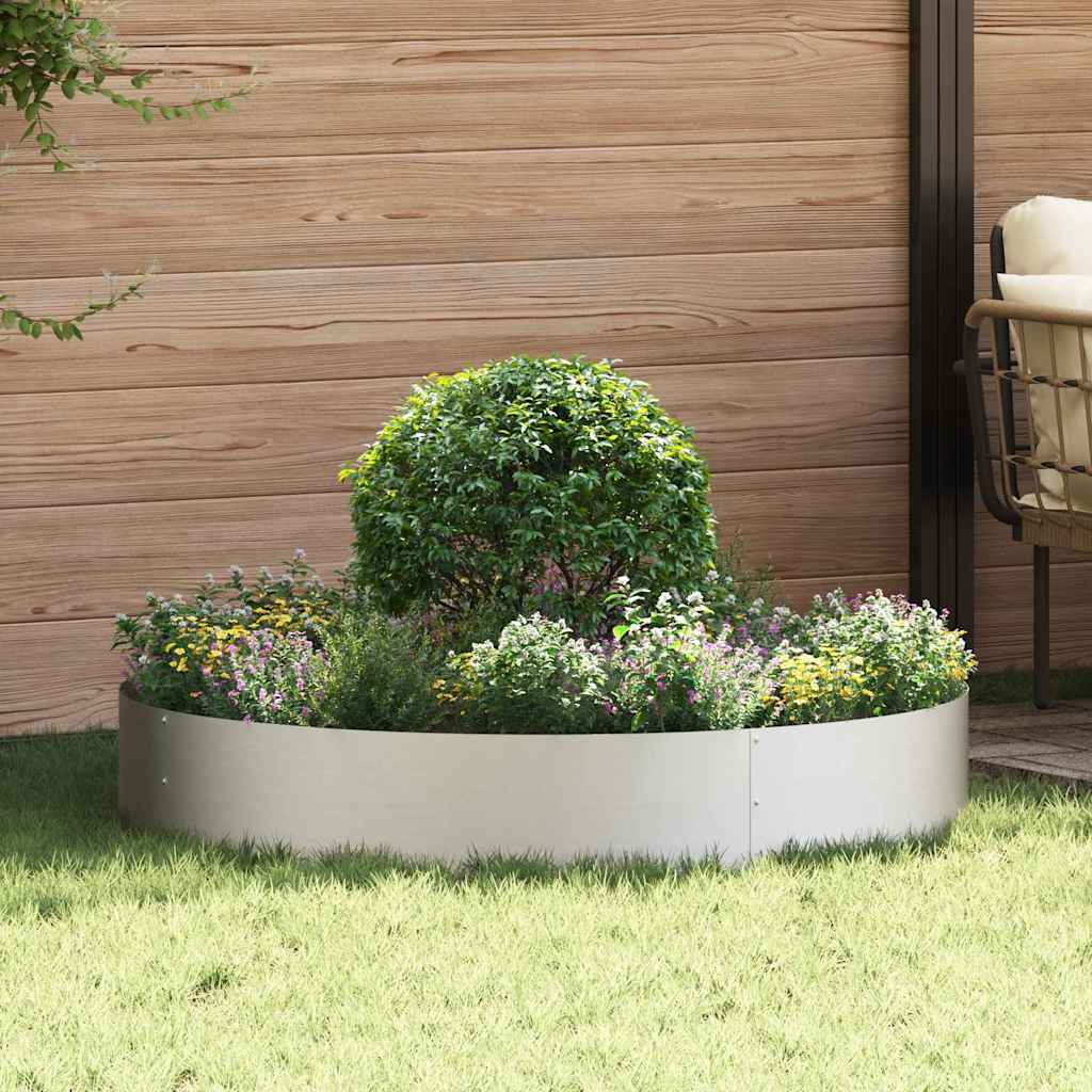 Plantenring Zilver 120 x 120 x 20 cm Roestvrij staal is nu te koop bij PeponiXL, paradijselijk wonen!