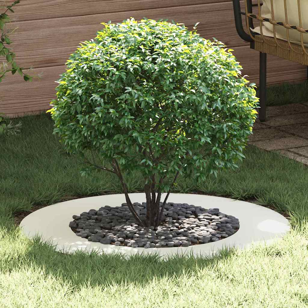 geschikt voor platte boomringen 5 pcs Wit Ø50 / 80 cm Staal is nu te koop bij PeponiXL, paradijselijk wonen!