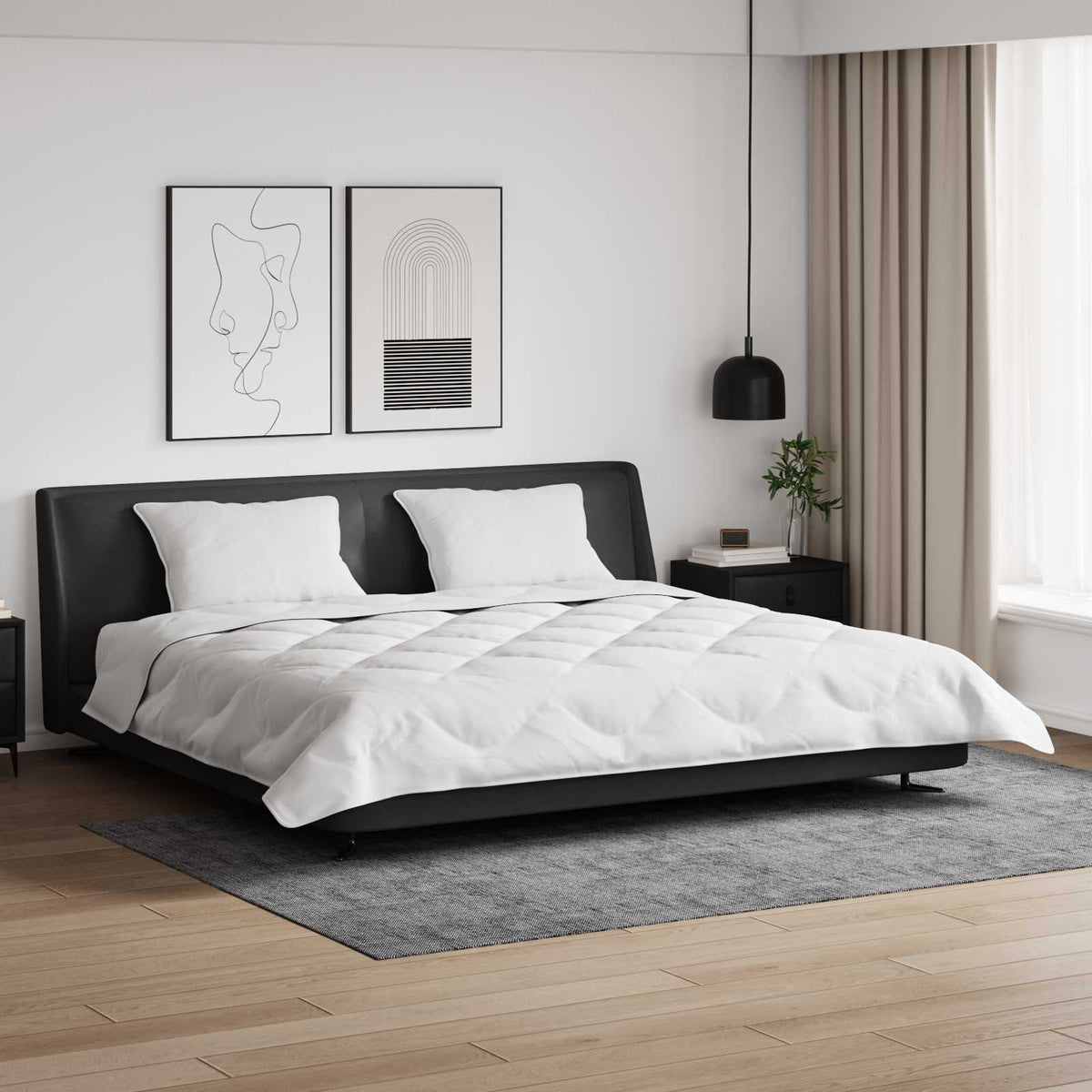 Winter Dekbed met kussen 3 pcs Wit Microvezel is nu te koop bij PeponiXL, paradijselijk wonen!