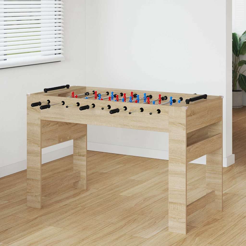 Honkbaltafel Sonoma Eiken 125 x 60,5 x 80 cm Bewerkt hout is nu te koop bij PeponiXL, paradijselijk wonen!