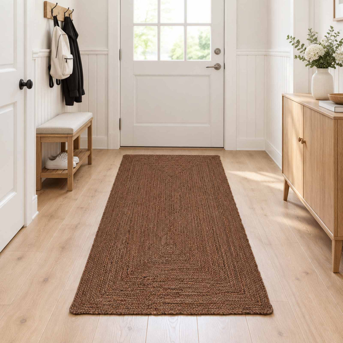 Gebied Tapijt Grijs 80 x 250 cm Jute is nu te koop bij PeponiXL, paradijselijk wonen!