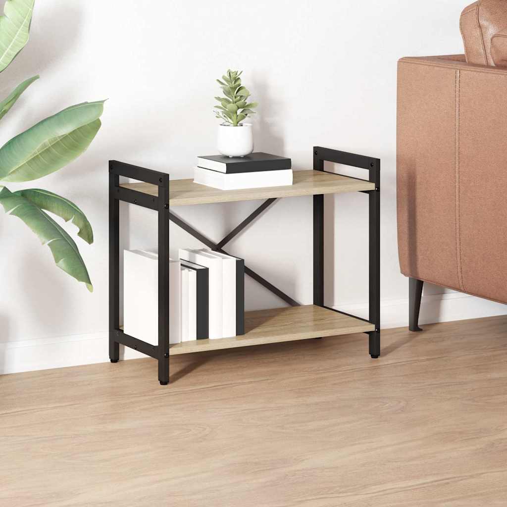Boekenkast Sonoma Eiken 60 x 30 x 50 cm Bewerkt hout is nu te koop bij PeponiXL, paradijselijk wonen!