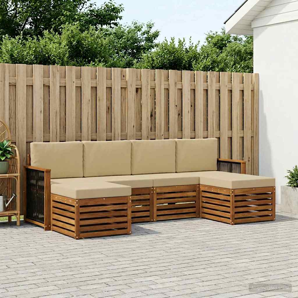Sofa-Sets Massief Acaciahout is nu te koop bij PeponiXL, paradijselijk wonen!