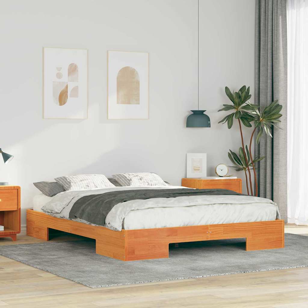 Bedframe Bruin 160 x 200 cm is nu te koop bij PeponiXL, paradijselijk wonen!