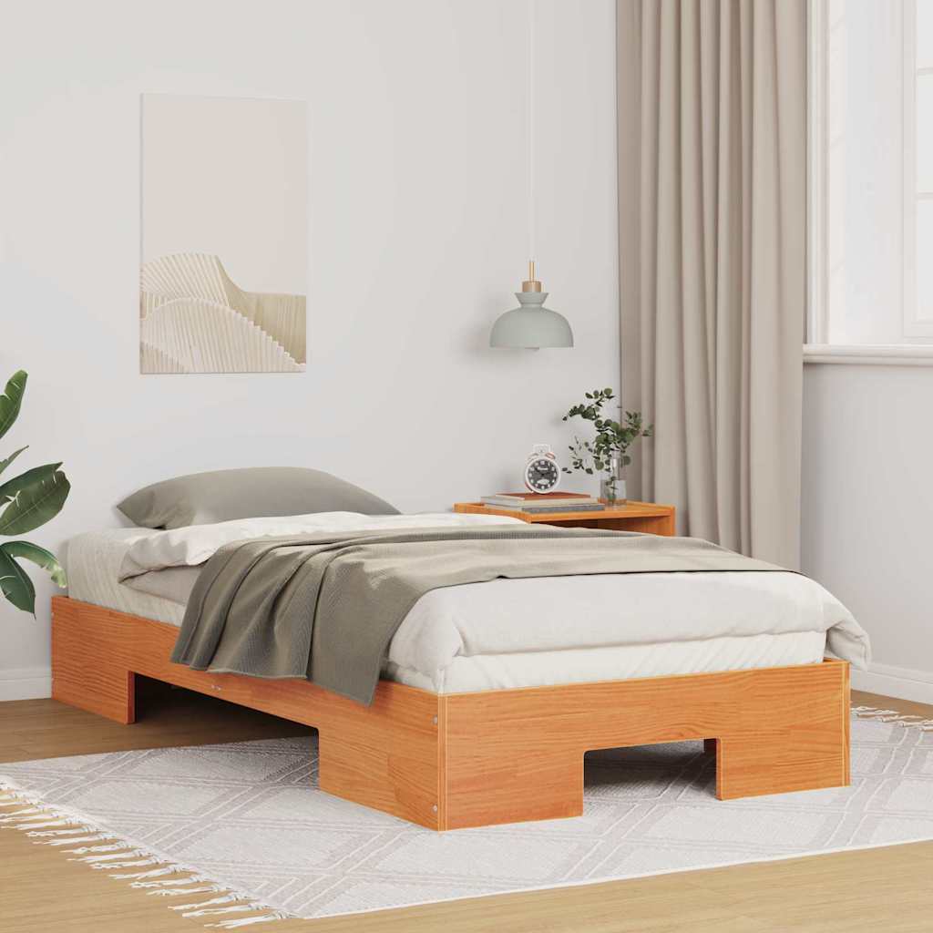 Bedframe Bruin 100 x 200 cm is nu te koop bij PeponiXL, paradijselijk wonen!