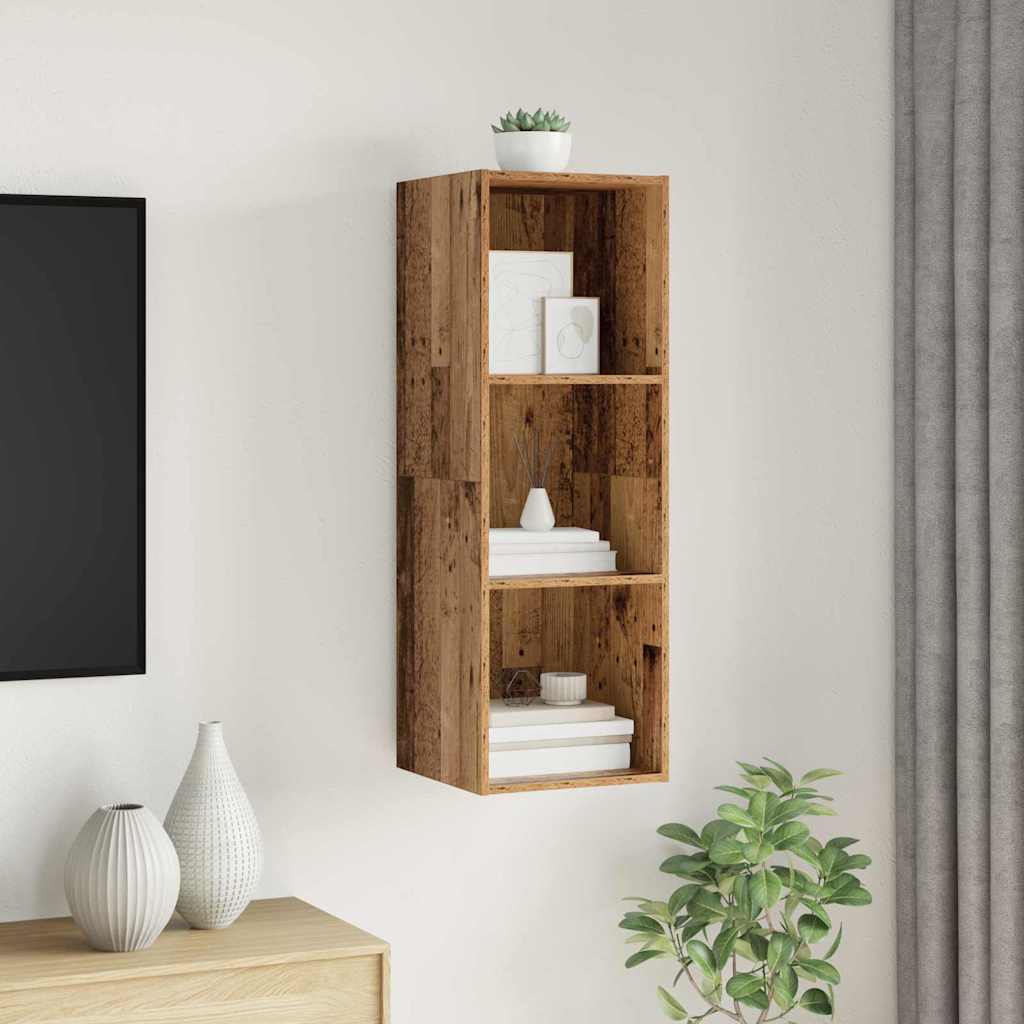 Tv-meubelset Oud Hout 37 x 37 x 107 cm Bewerkt hout is nu te koop bij PeponiXL, paradijselijk wonen!