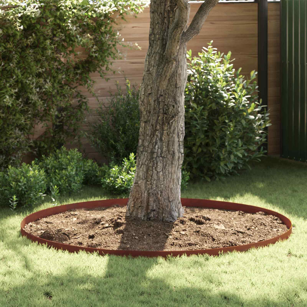 Tuinrand 4 pcs Roestig 450 x 0,05 x 10 cm Cortenstaal is nu te koop bij PeponiXL, paradijselijk wonen!