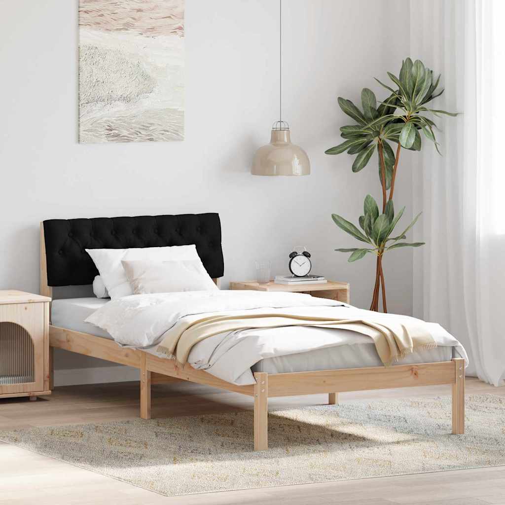 Bedframe Bruin en zwart 90 x 200 cm Massief grenenhout is nu te koop bij PeponiXL, paradijselijk wonen!