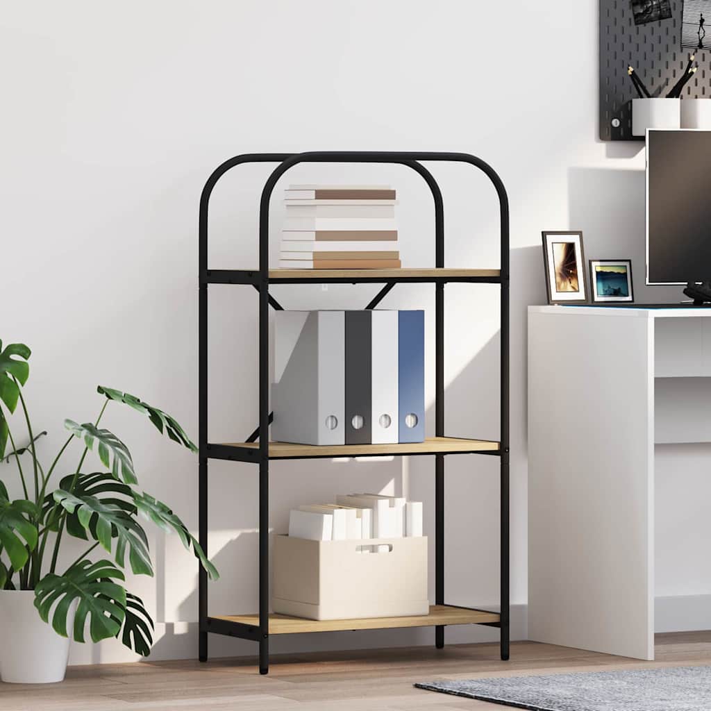 Boekenkast Sonoma Eiken 60 x 30 x 109 cm Bewerkt hout is nu te koop bij PeponiXL, paradijselijk wonen!