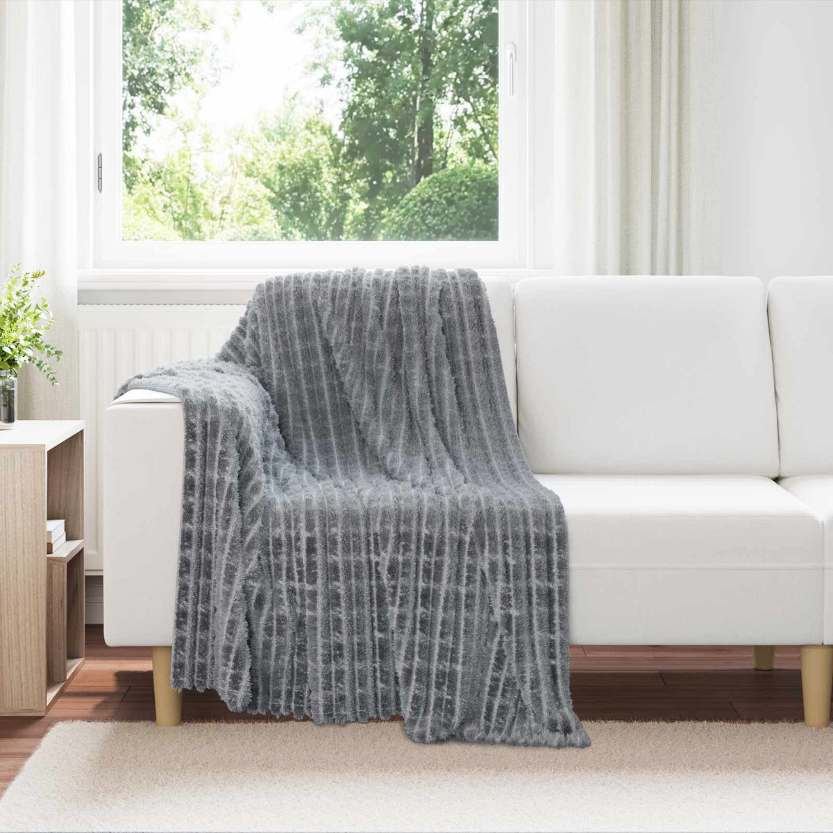 Kleden 6 pcs Donkergrijs 150 x 130 cm Fleece is nu te koop bij PeponiXL, paradijselijk wonen!