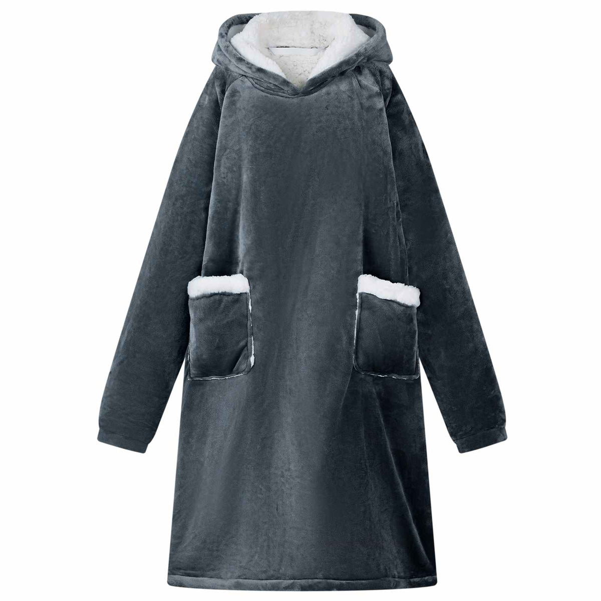 Deken hoodie Marineblauw M Fleece en Flanel is nu te koop bij PeponiXL, paradijselijk wonen!