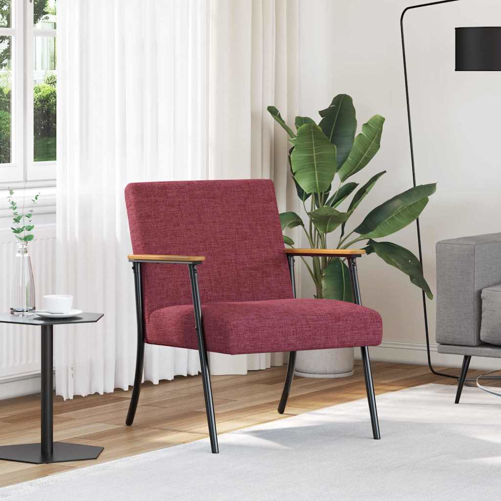 Fauteuil Wijnrood Stof is nu te koop bij PeponiXL, paradijselijk wonen!