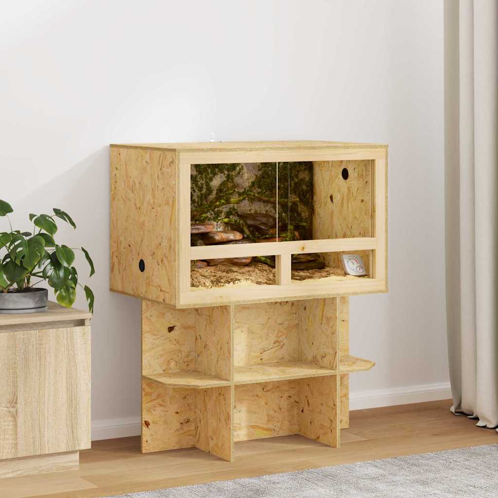 Terrariumbasis Bruin 80 x 50 x 50 cm OSB is nu te koop bij PeponiXL, paradijselijk wonen!