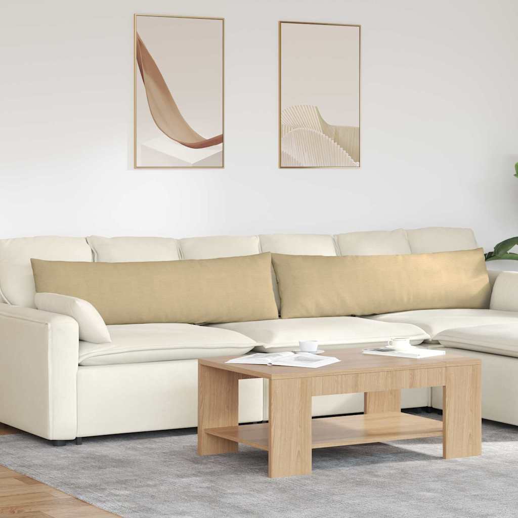 Sofa Kussens 2 stuks Grijs groen 145 x 40 cm Cordstof is nu te koop bij PeponiXL, paradijselijk wonen!