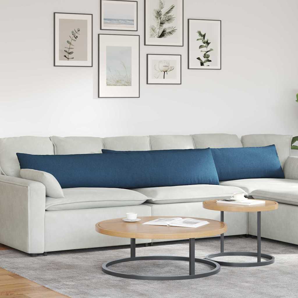 Sofa Kussens 2 pcs Blauw 200 x 40 cm Stof is nu te koop bij PeponiXL, paradijselijk wonen!