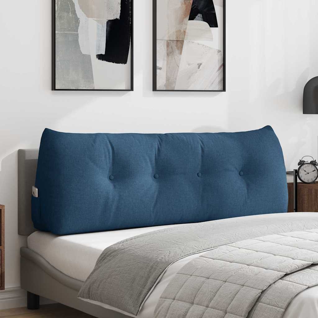 Rugkussen Blauw 140 x 24 x 50 cm Stof is nu te koop bij PeponiXL, paradijselijk wonen!