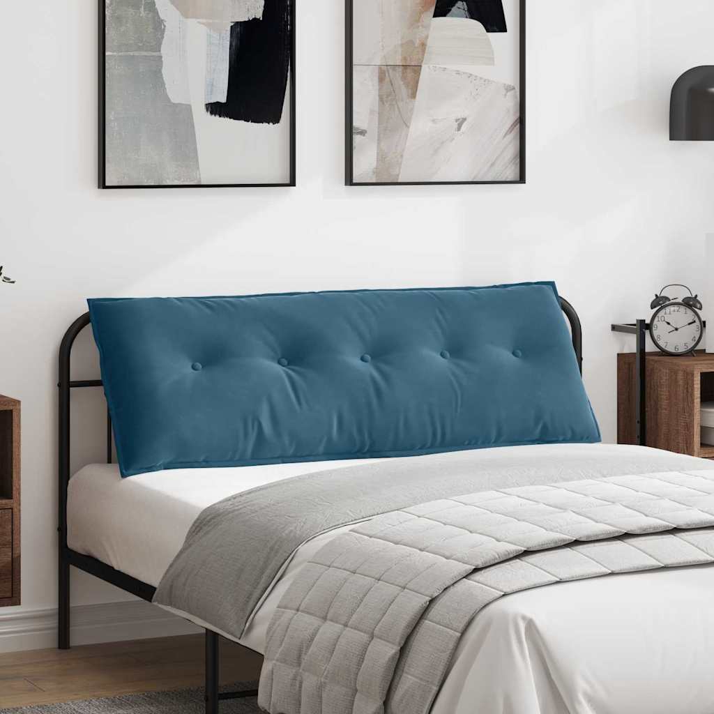 Rugkussen Blauw 140 x 50 cm Cordstof is nu te koop bij PeponiXL, paradijselijk wonen!