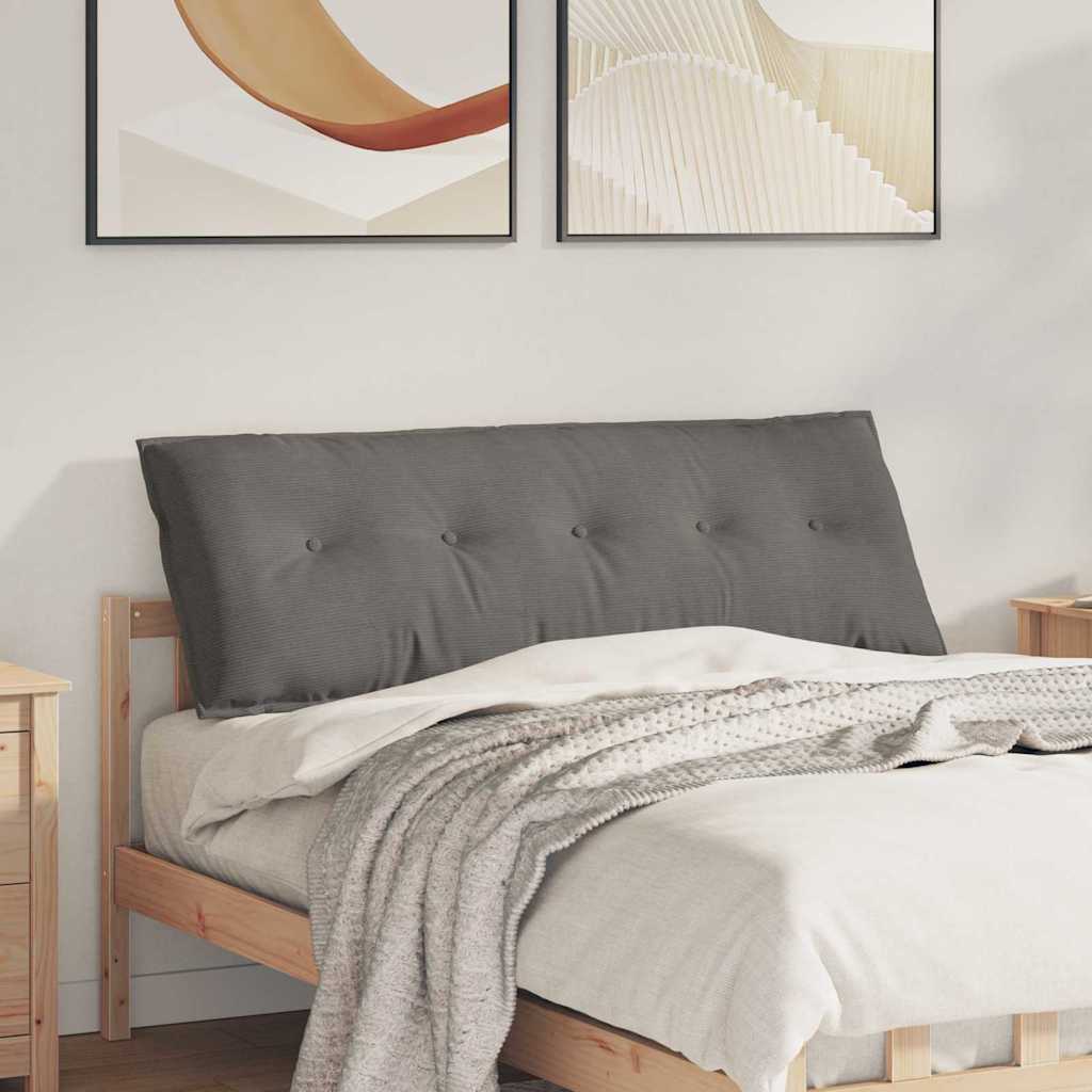 Rugkussen Lichtgrijs 140 x 50 cm Cordstof is nu te koop bij PeponiXL, paradijselijk wonen!