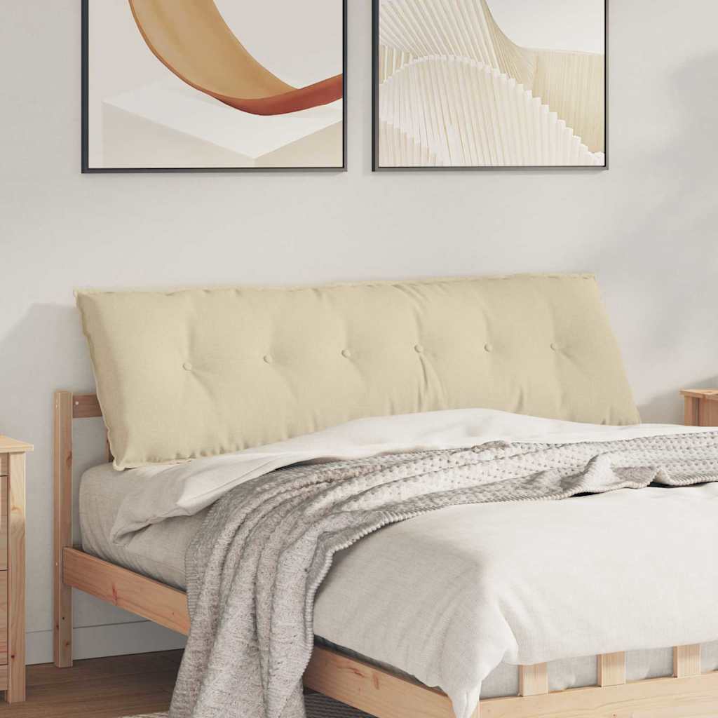 Rugkussen Crème 160 x 19 x 50 cm Stof is nu te koop bij PeponiXL, paradijselijk wonen!
