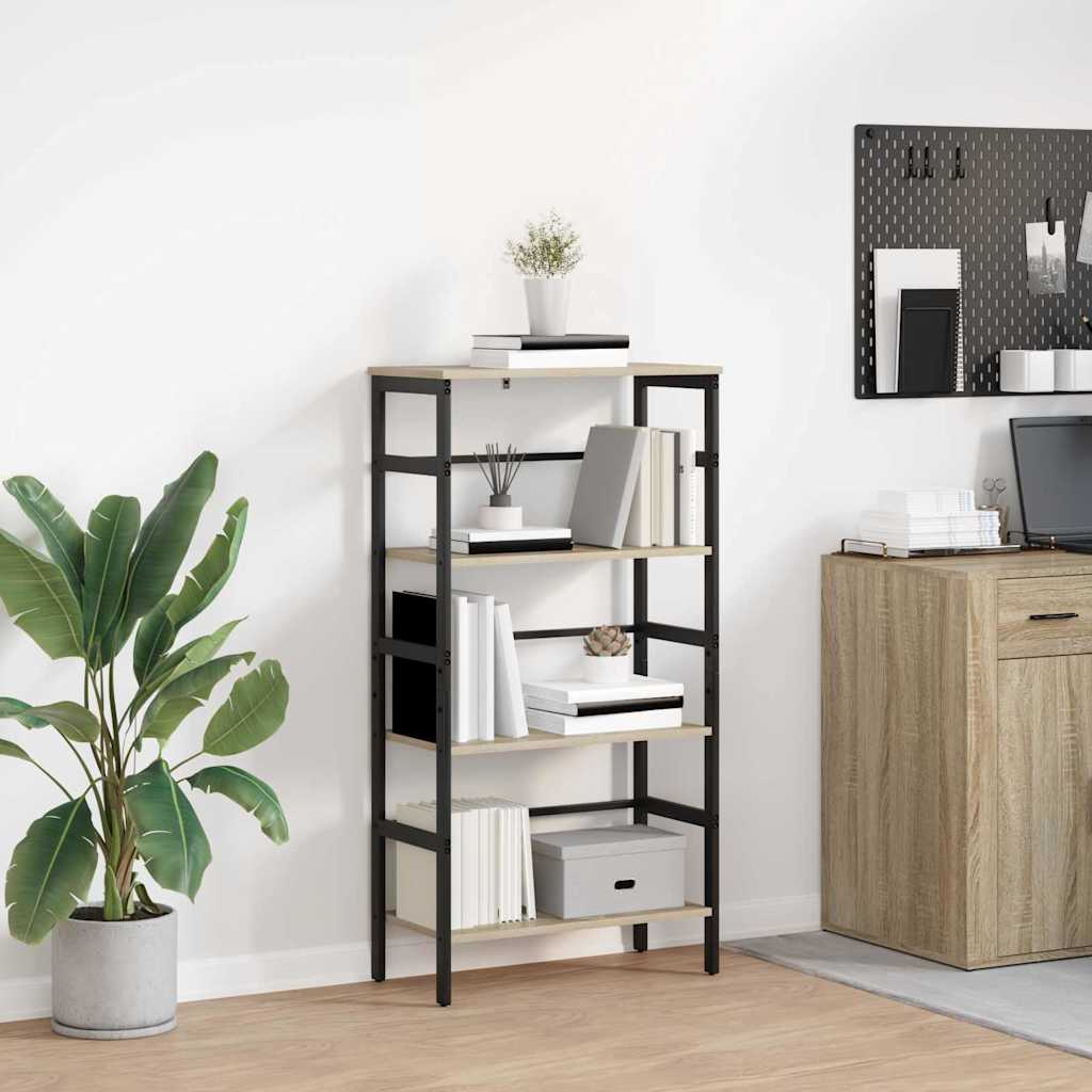 Boekenkast Sonoma Eiken 60 x 29,5 x 115 cm Bewerkt hout is nu te koop bij PeponiXL, paradijselijk wonen!