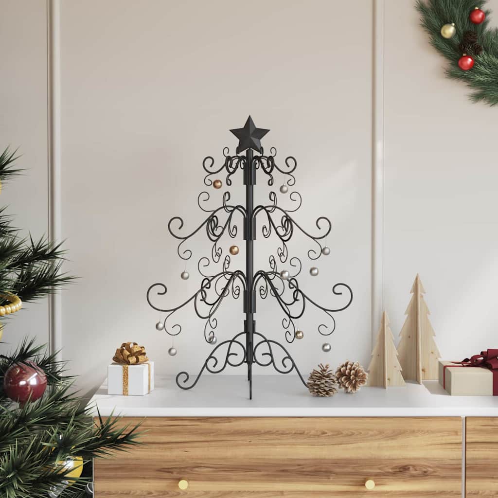 Metalen kerstboom Zwart 61 cm Poedercoating staal is nu te koop bij PeponiXL, paradijselijk wonen!