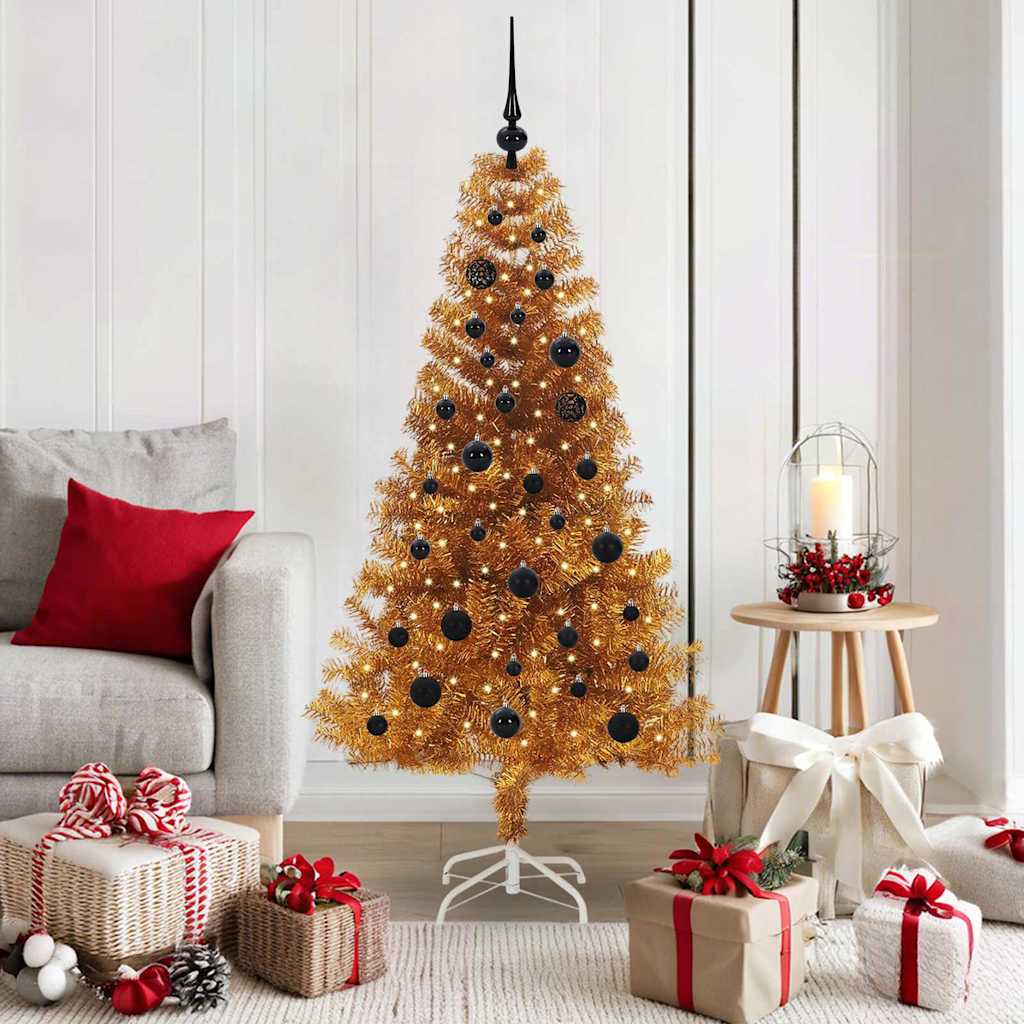 Kerstboom Goud 150 cm PET is nu te koop bij PeponiXL, paradijselijk wonen!